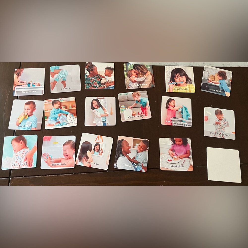 Lovevery Map It Out Routine Cards-Incomplete Set